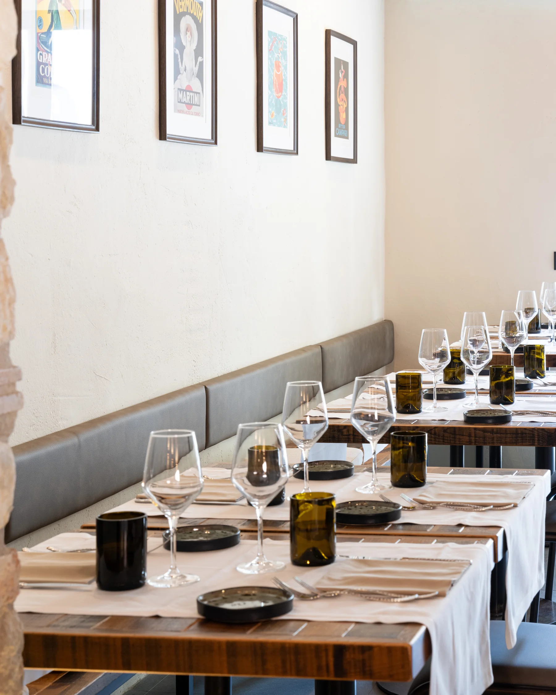 L’accoglienza all’Osteria Baglioni